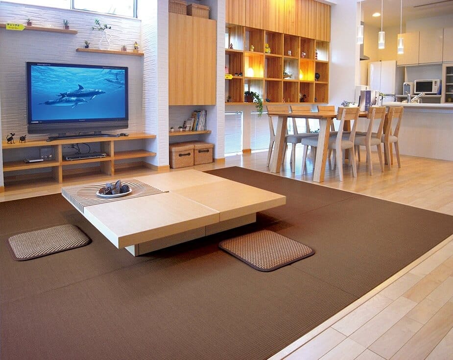 เสื่อทาทามิ MIGUSA TATAMI MESEKI DARK BROWN_3